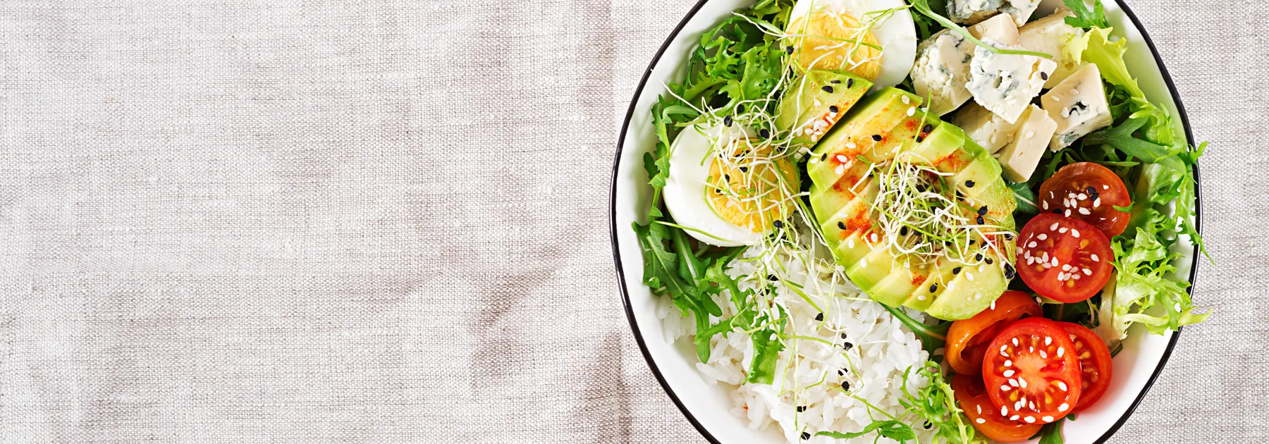 Fresh nourishing meal